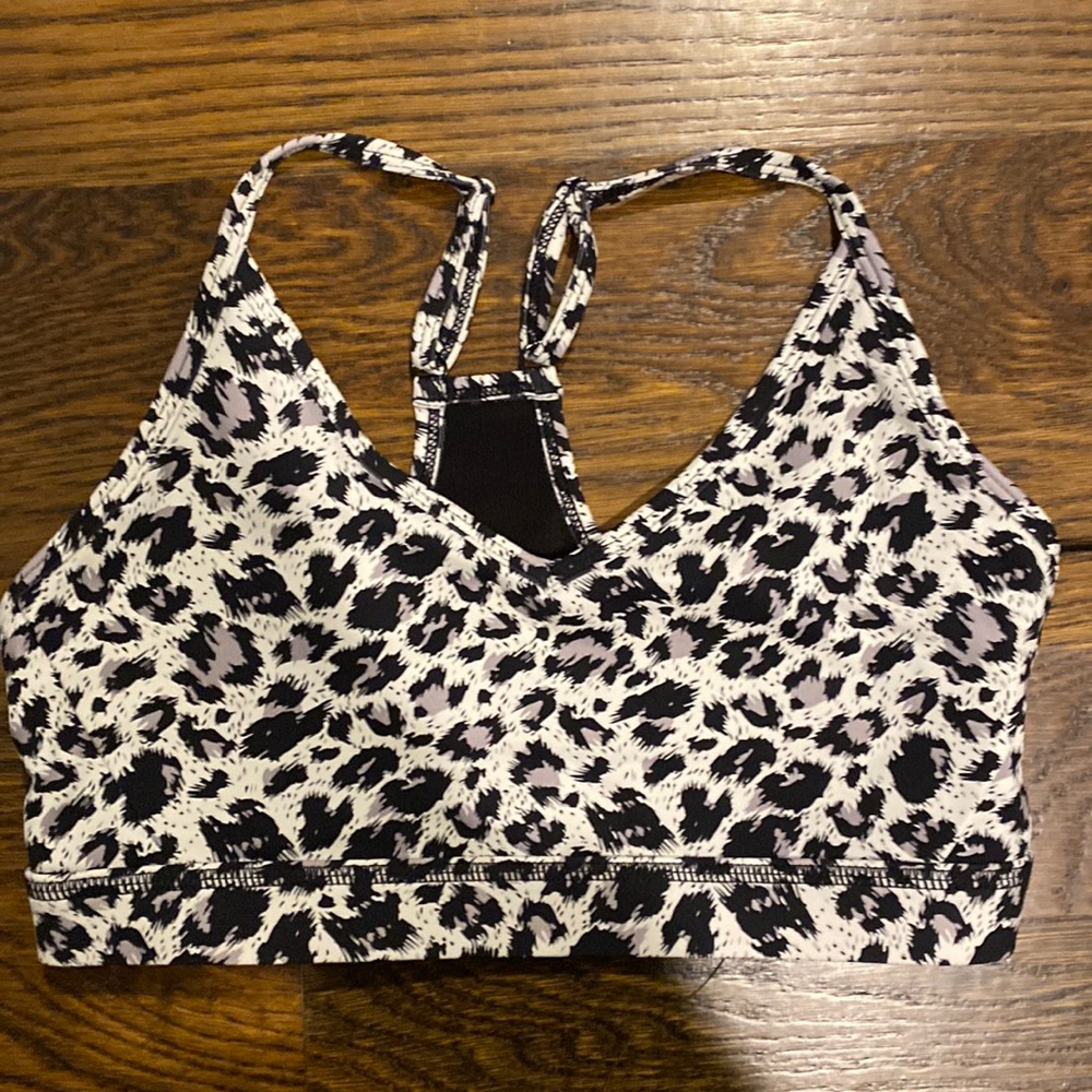 Zyia Snow Leopard Brilliant Mesh Bra